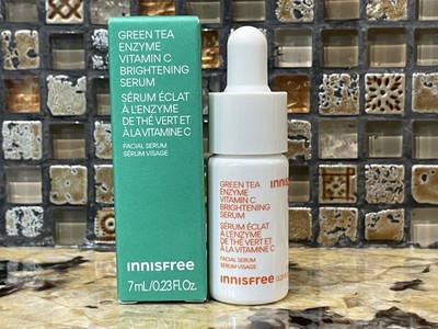 Innisfree Green Tea Enzyme Vitamin C Brightening Serum 7ml/0.23floz. Travel NEW