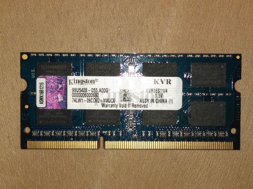 4GB Kingston Arbeitsspeicher RAM 99U5428-055.A00G PC3-12800 SO-DIMM
