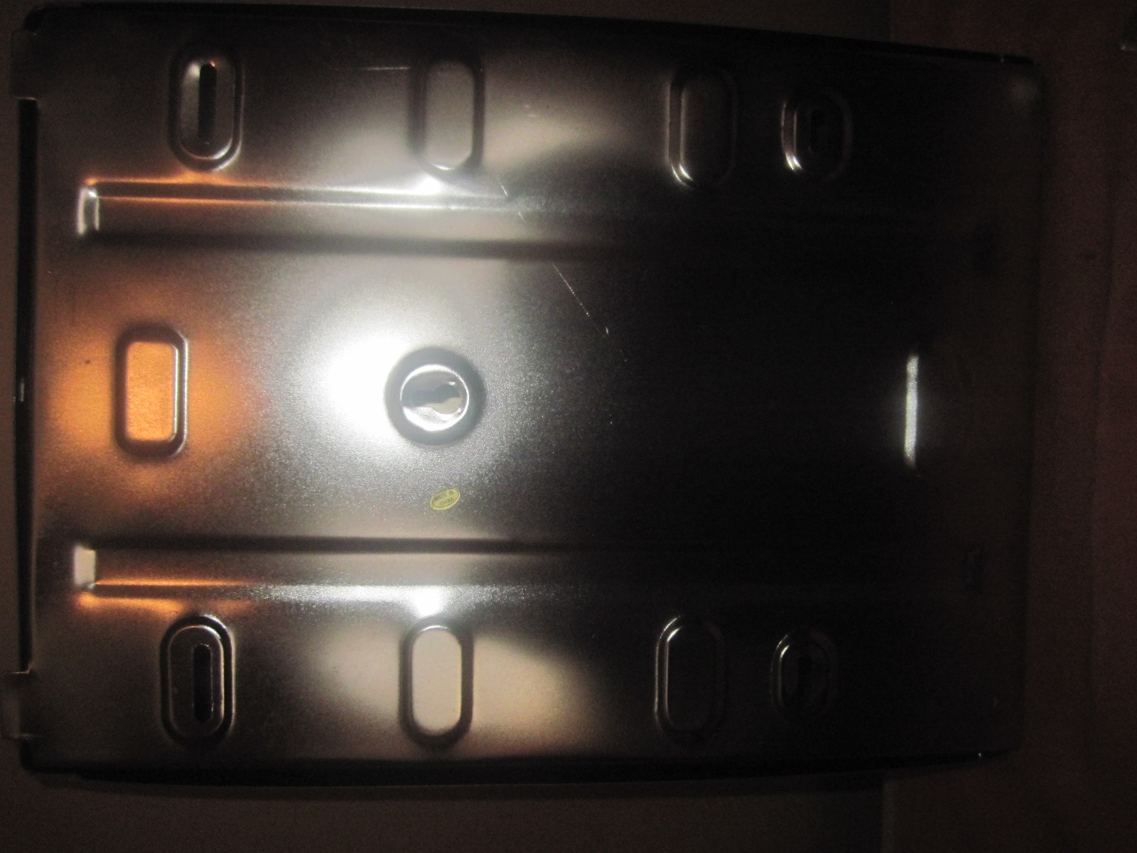 Stainless Folded Paper Towel Dispenser, Wall Hanger, Has Key & Screws, Used??