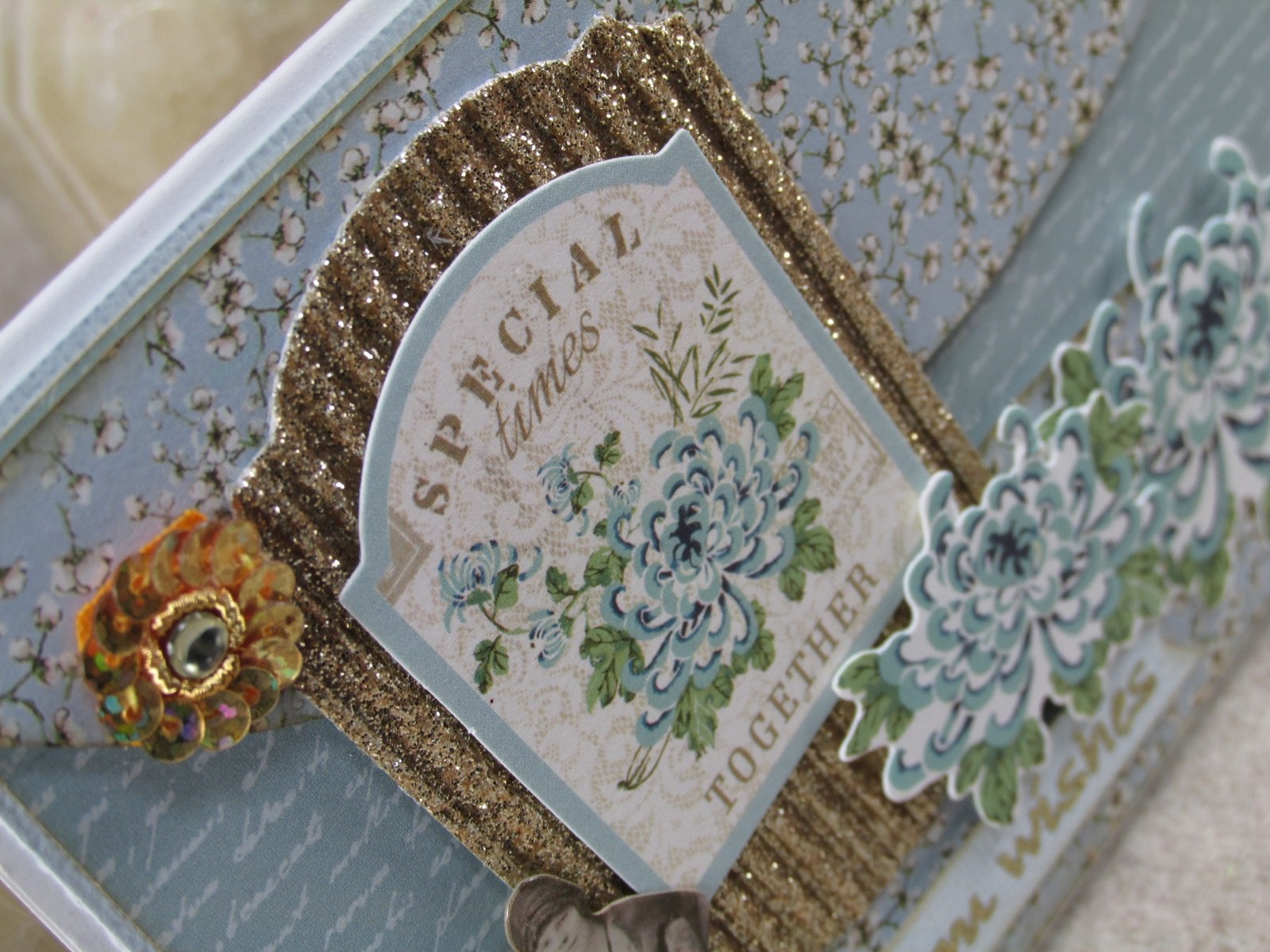 Handmade Greeting Card Birthday 3-D A2 Card w/Envelope Vintage Ladies Special