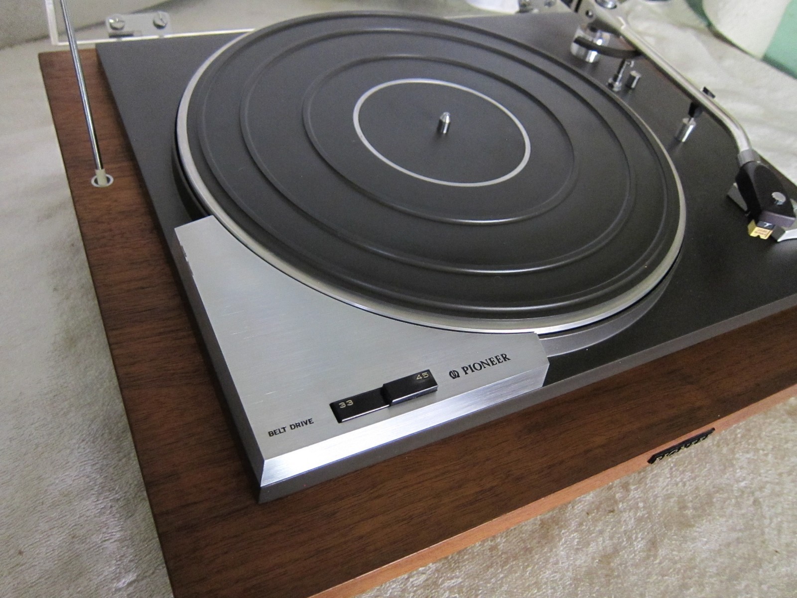 PIONEER PL-41 TURNTABLE, SHURE M91ED, EXCELLENT CONDITION!!