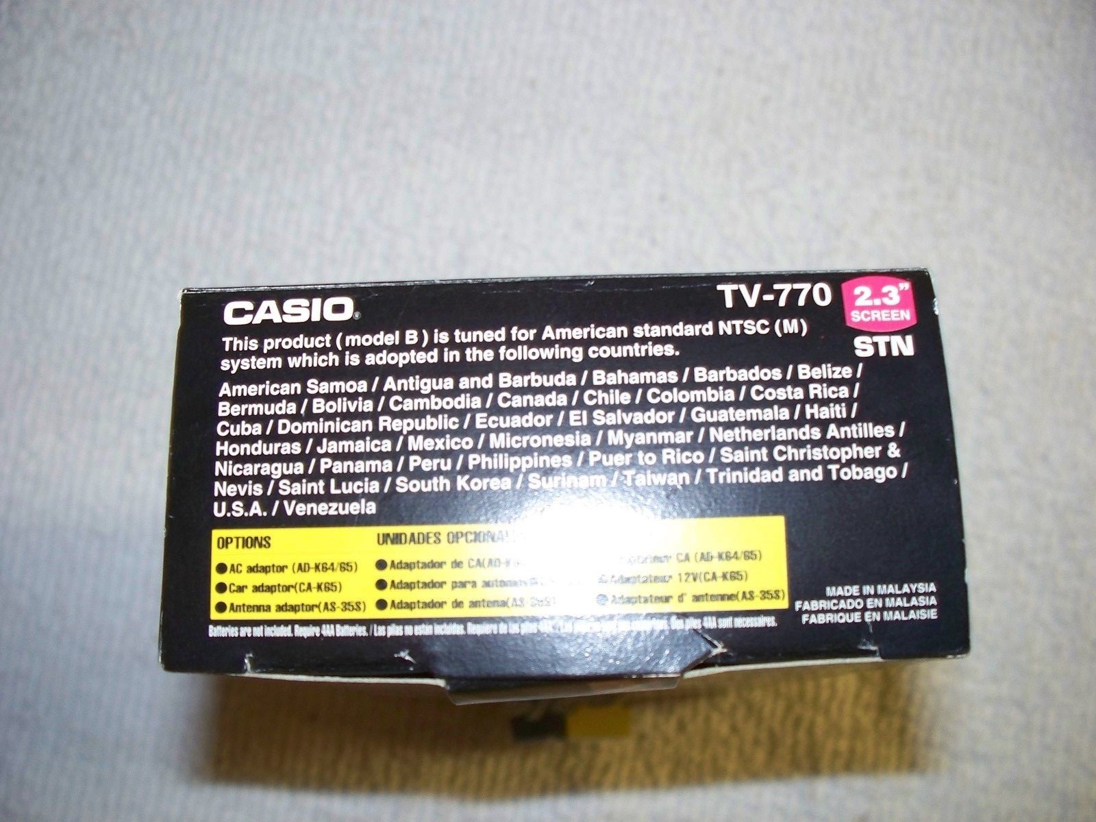 New In Box - Casio Portable HR-LCD Color 2.3