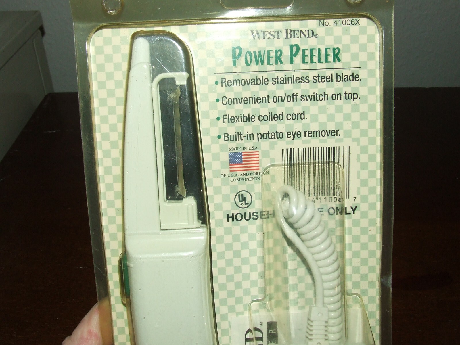 West Bend Power Peeler Electric Household Vegetable Peeler  New Old Stock 41006