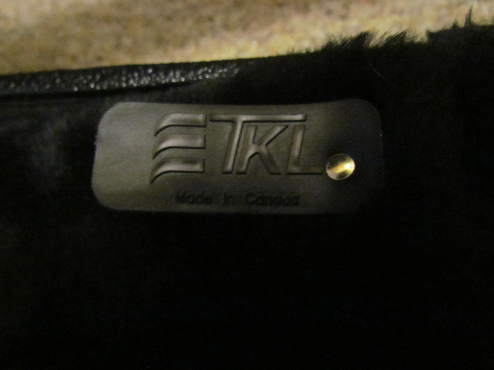 TKL Made in Canada Arch Top Acoustic Guitar Black Hard Shell Case