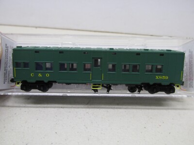 MICRO TRAINS~CHESAPEAKE & OHIO TROOP SLEEPER PASSENGER CAR # 859~N SCALE