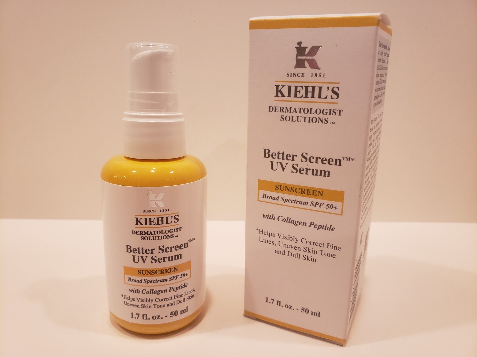 JUS様KIEHL’S Better Screen UV Serum 日焼け止め Better Screen™ UV Serum SPF 50+ Facial Sunscreen with