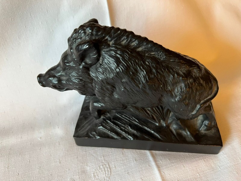 Wildschwein Keiler Aus Gusseisen 21cm Lang