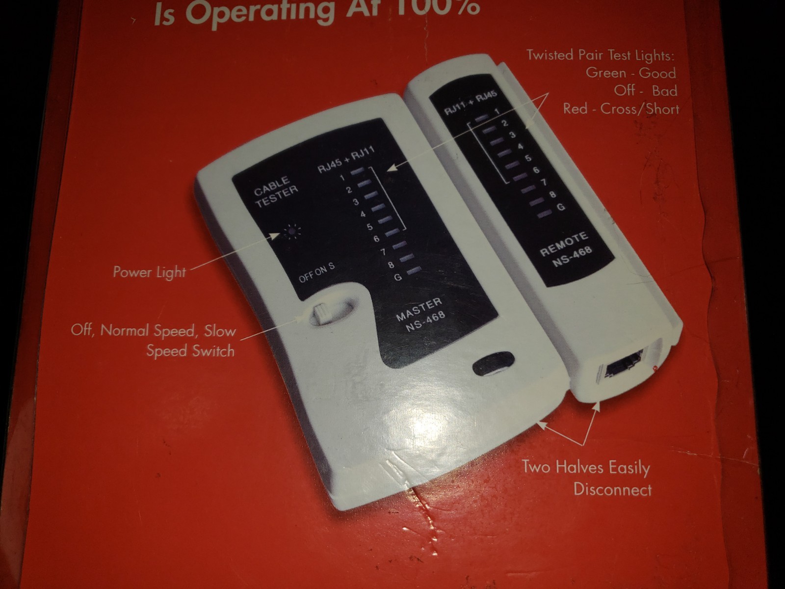 inland Network Cable Tester..Make Sure Your Network is Operating at 100%