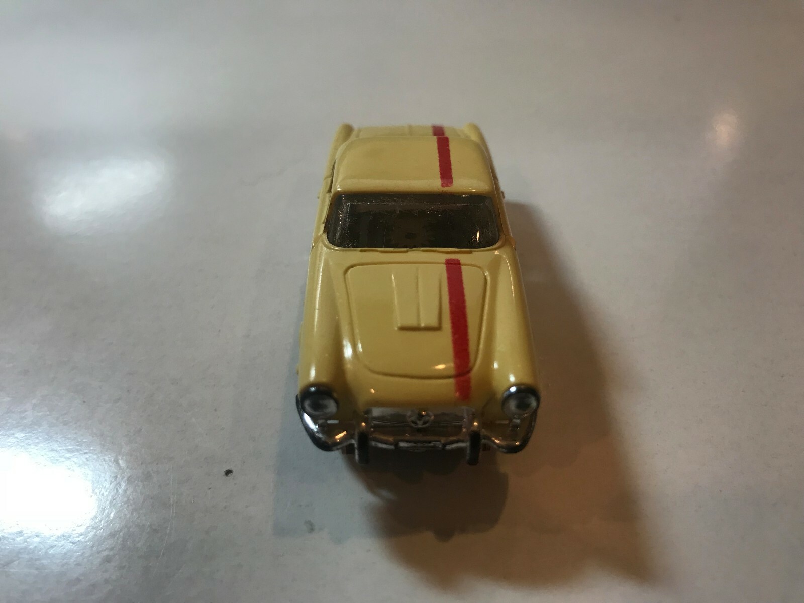 Aurora / T Jet Vintage - Maserati - Yellow/Red Stripe - HO Slot Car