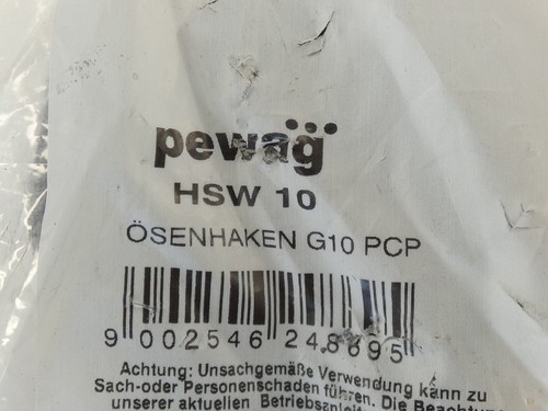 Pewag HSW10 Sling Eye Hook - NEW Surplus!