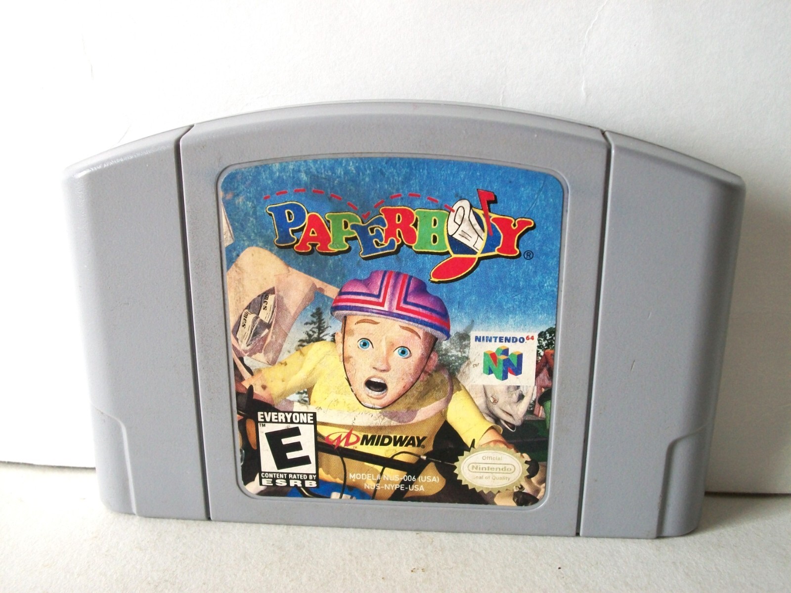 Paperboy Nintendo 64 N64 Game Authentic Cartridge Arcade