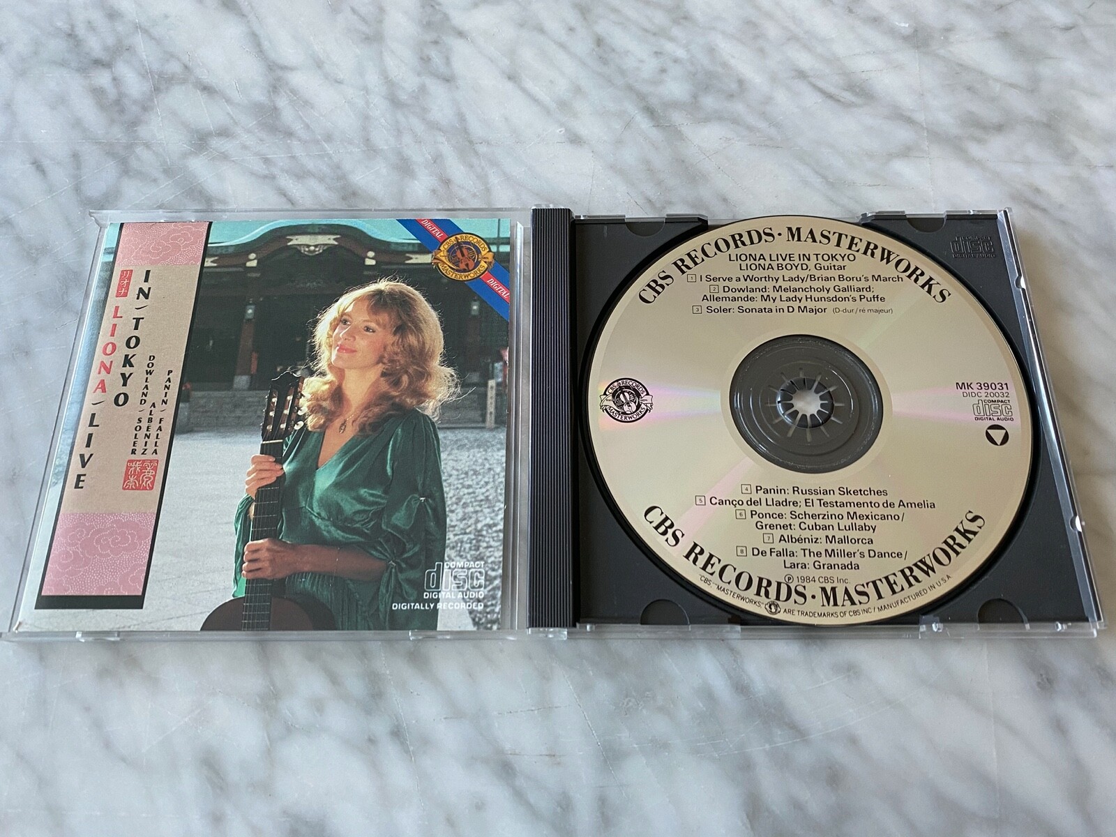 Liona Boyd Live In Tokyo CD DADC PRESS! ORIGINAL CBS MK