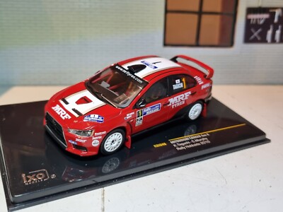1:43 Mitsubishi Lancer Evo X 10 WRC Hokkaido Rally 2010 IXO Scale Model Diecast