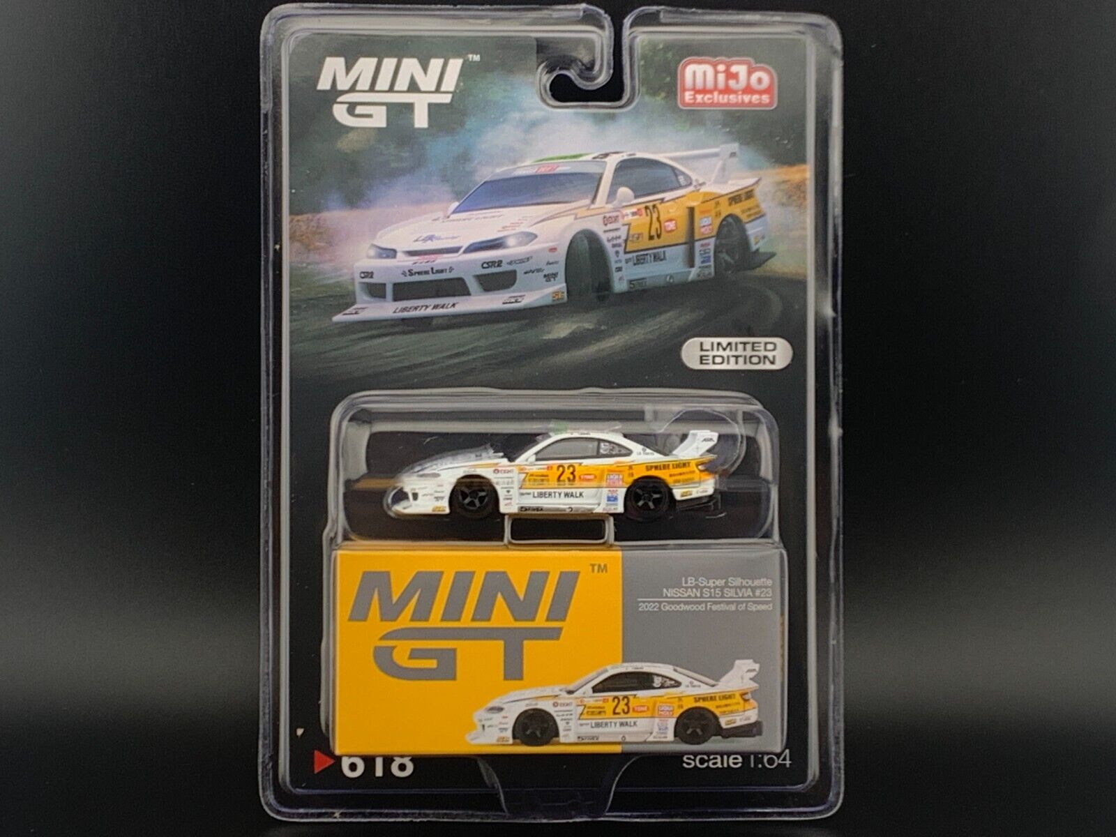 Mini GT Nissan LB-Super Silhouette S15 SILVIA #23 2022 Mini GT Nissan LB-Super Silhouette S15 SILVIA #23 2022