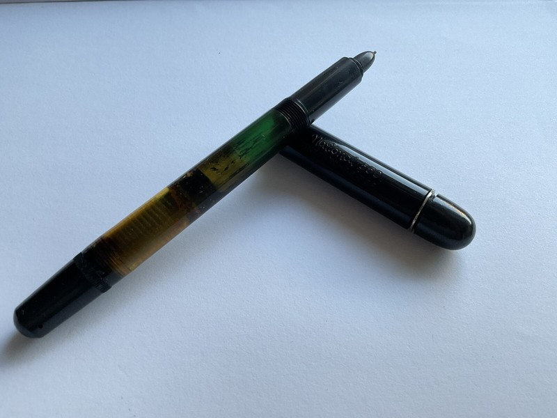 National 550 Tintenschreiber Transparent Vintage Retro Antik Beschreibung Lesen