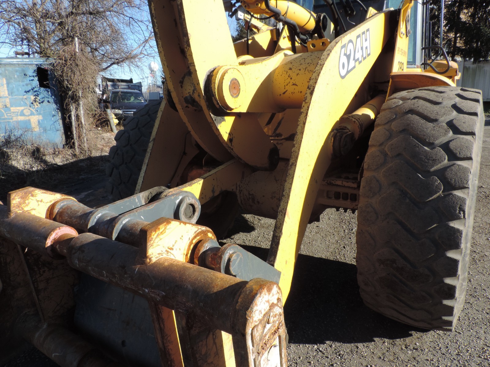 2003 JOHN DEERE 624H WHEEL LOADER