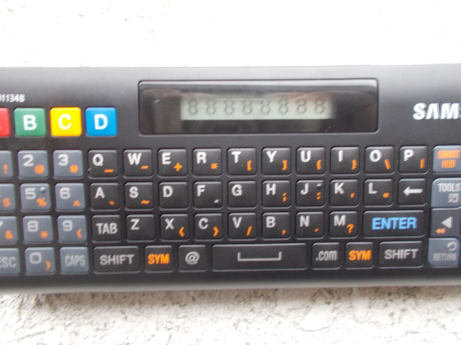 COMPLETE Samsung BN59-01134B TV Remote Control Qwerty Model RMC-QTD1 TESTED