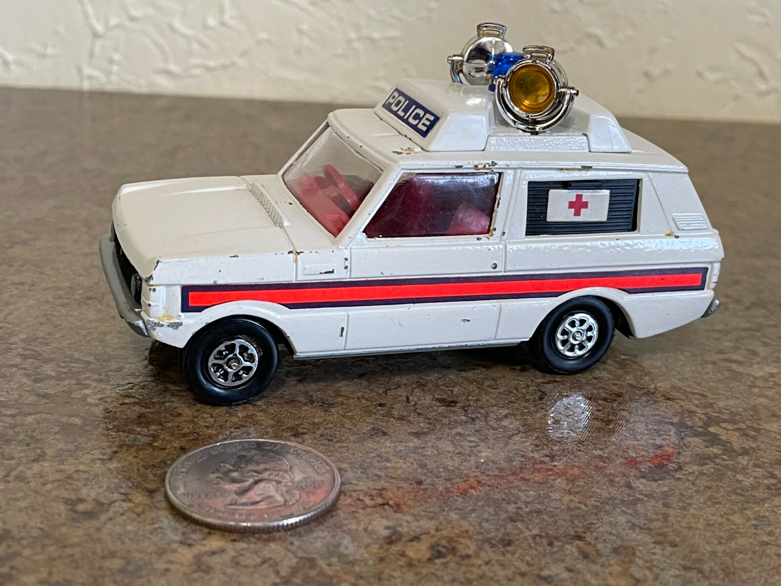 Corgi Toys Whizzwheels Vigilant Range Rover with Signs