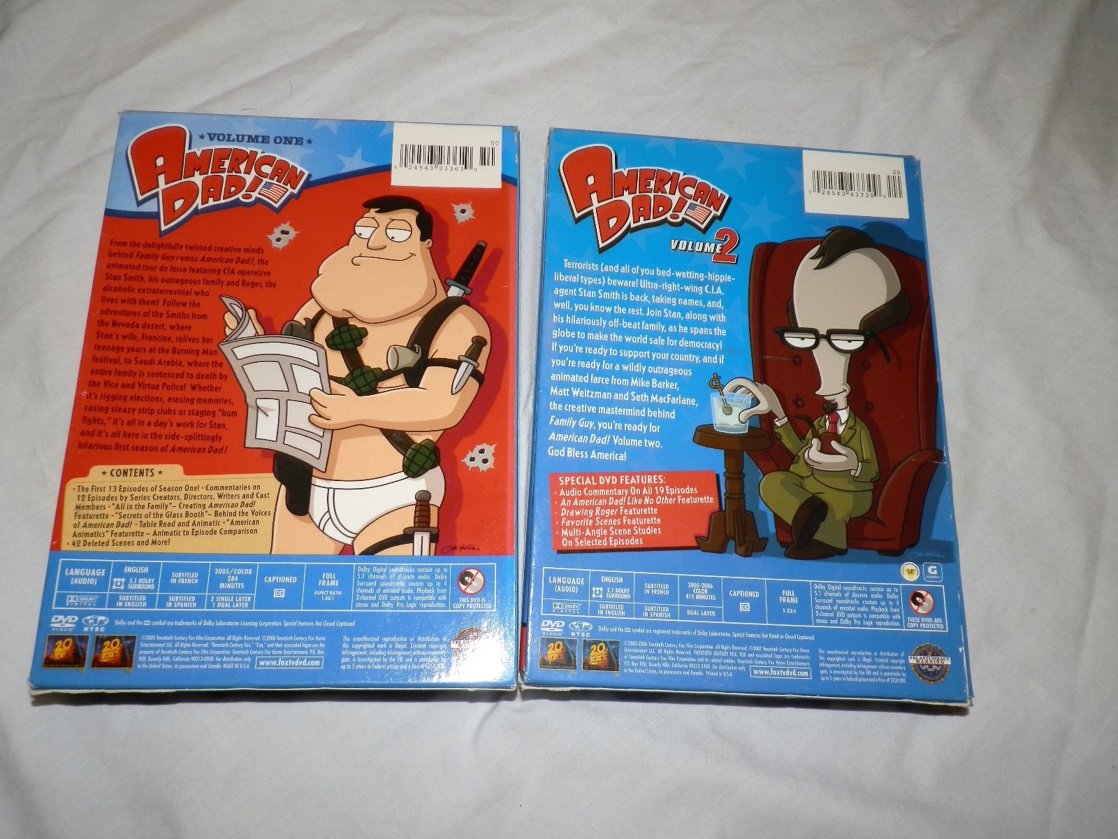 American Dad Volume 1 & Volume 2