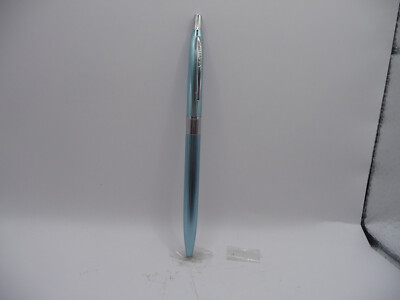 Sheaffer Vintage Push-Button Blue Tint ball pen  l950's working