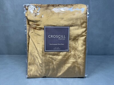 Croscill Home European Pillow Sham ''Excelsior Gold'' 26'' X 26''