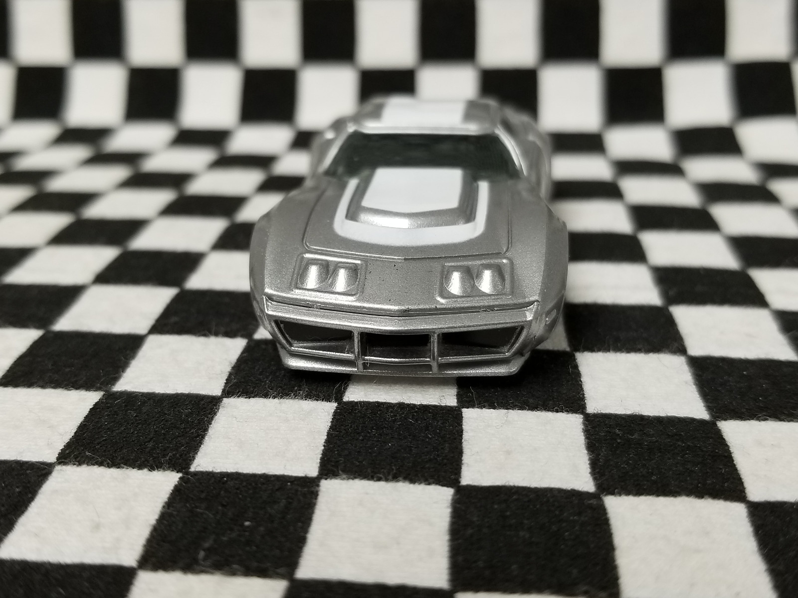 Silver & White AF Xtras A/P A Production Corvette - AFX, TOMY, Auto World