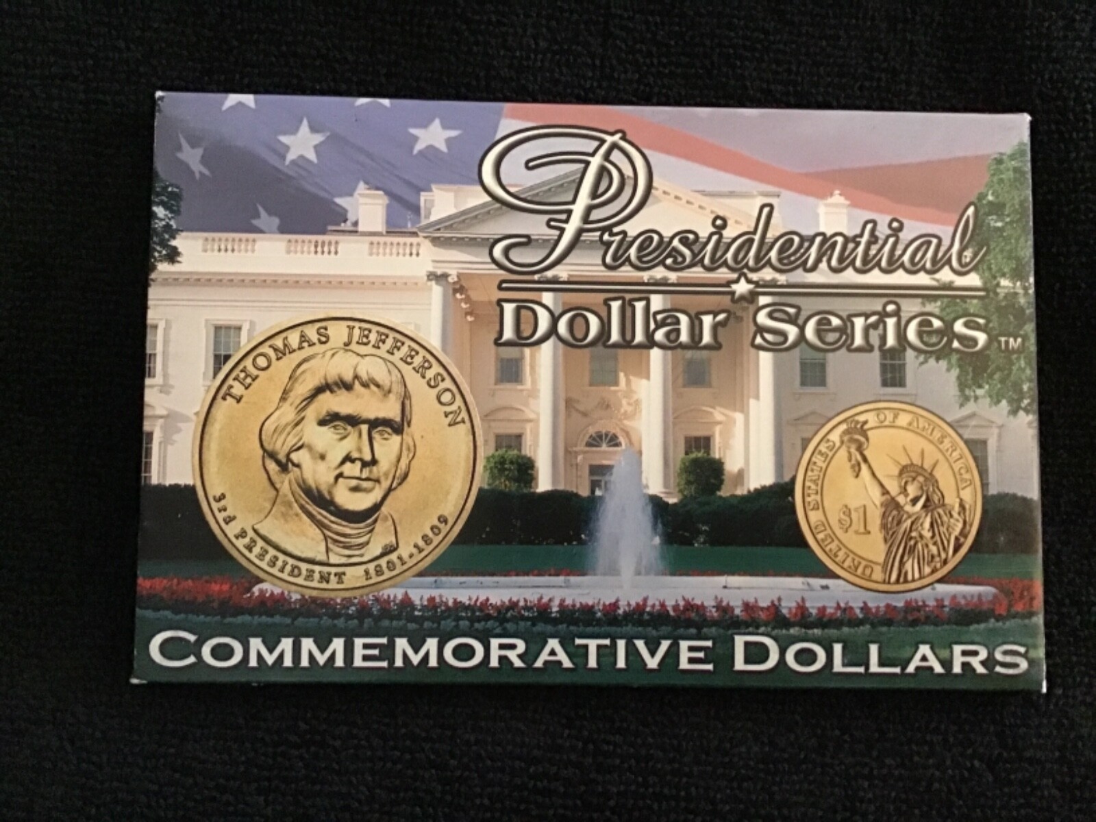 2007-P&D THOMAS JEFFERSON COMMEMORATIVE PRESIDENTIAL DOLLAR SET
