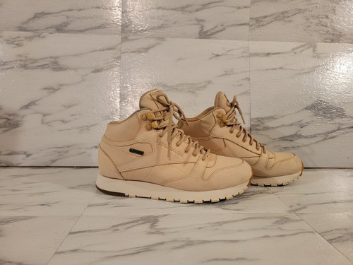 Купить Reebok Classic Leather GoreTex Sneakers Size Beige Brown Waterproof  (Спортивное) заказать с доставкой лот № 304566229962 reebok classic leather beige