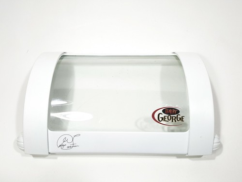 BABY GEORGE FOREMAN GR59A ROTISSERIE OVEN WHITE GLASS DOOR ASSEMBLY REPLACEMENT