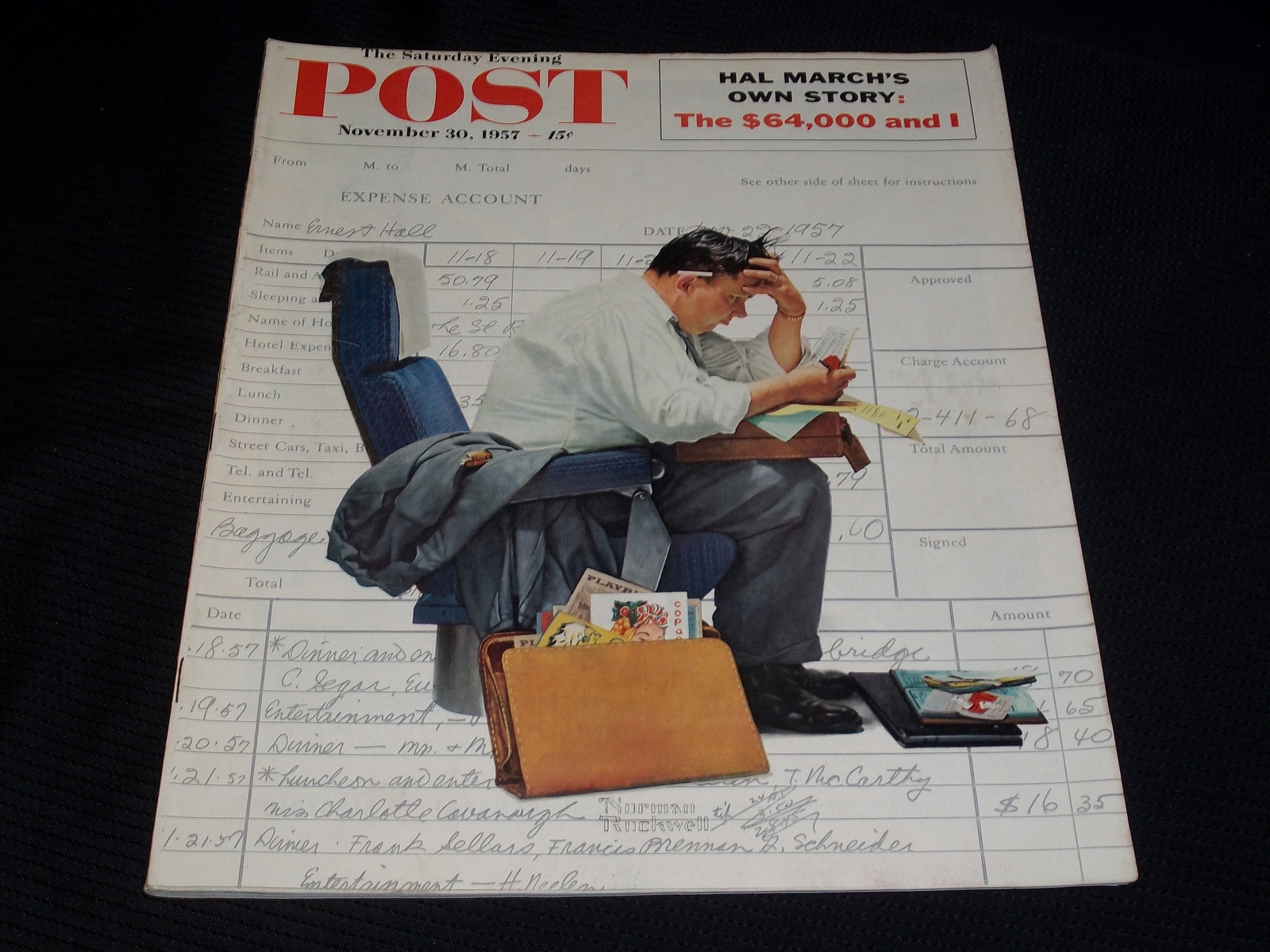 1957 NOVEMBER 30 SATURDAY EVENING POST MAGAZINE - NORMAN ROCKWELL