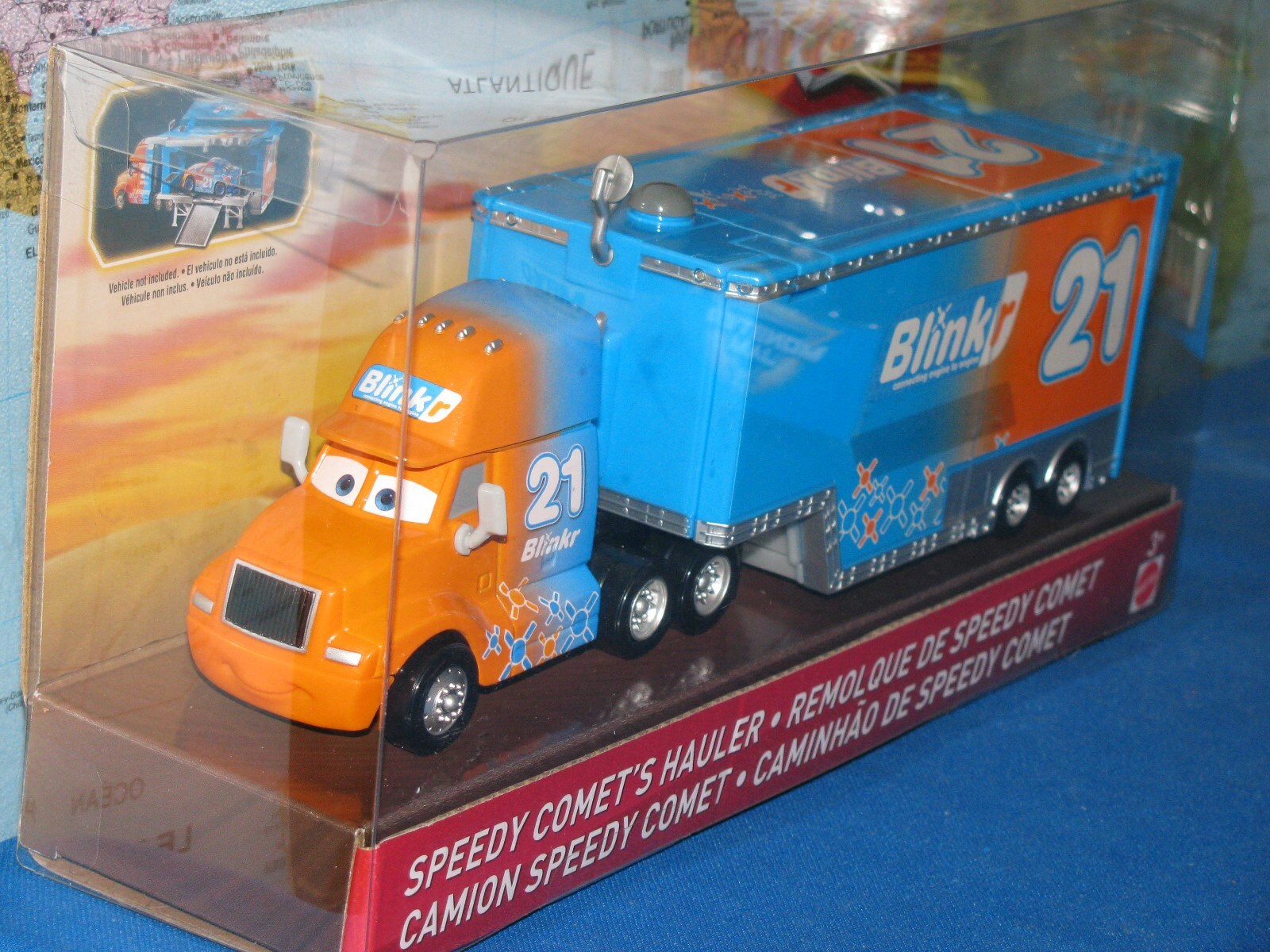 DISNEY PIXAR CARS SPEEDY COMET'S HAULER BLINKR 21 ***BRAND