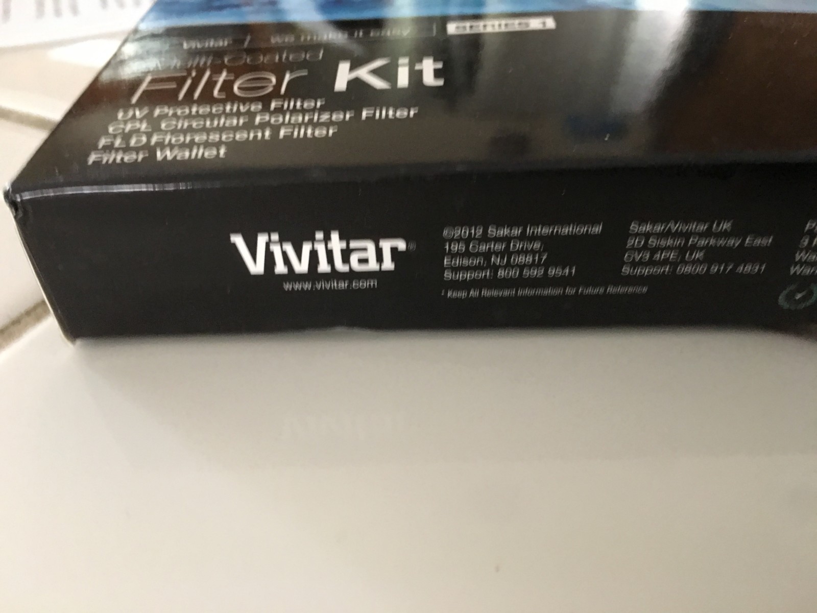1 Vivitar 9 Piece 72mm UV / FLD / CPL Multi-Coated Glass Filter Set 72 mm