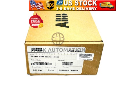 ABB 3AXD50000038572 MFE190-04UP-09A0-2+N8020 MicroFlex e190 NEW
