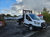 2020 ON 20 PLATE FORD TRANSIT 350 LEADER 130BHP TDCI RWD LWB TIPPER PICK UP ULEZ