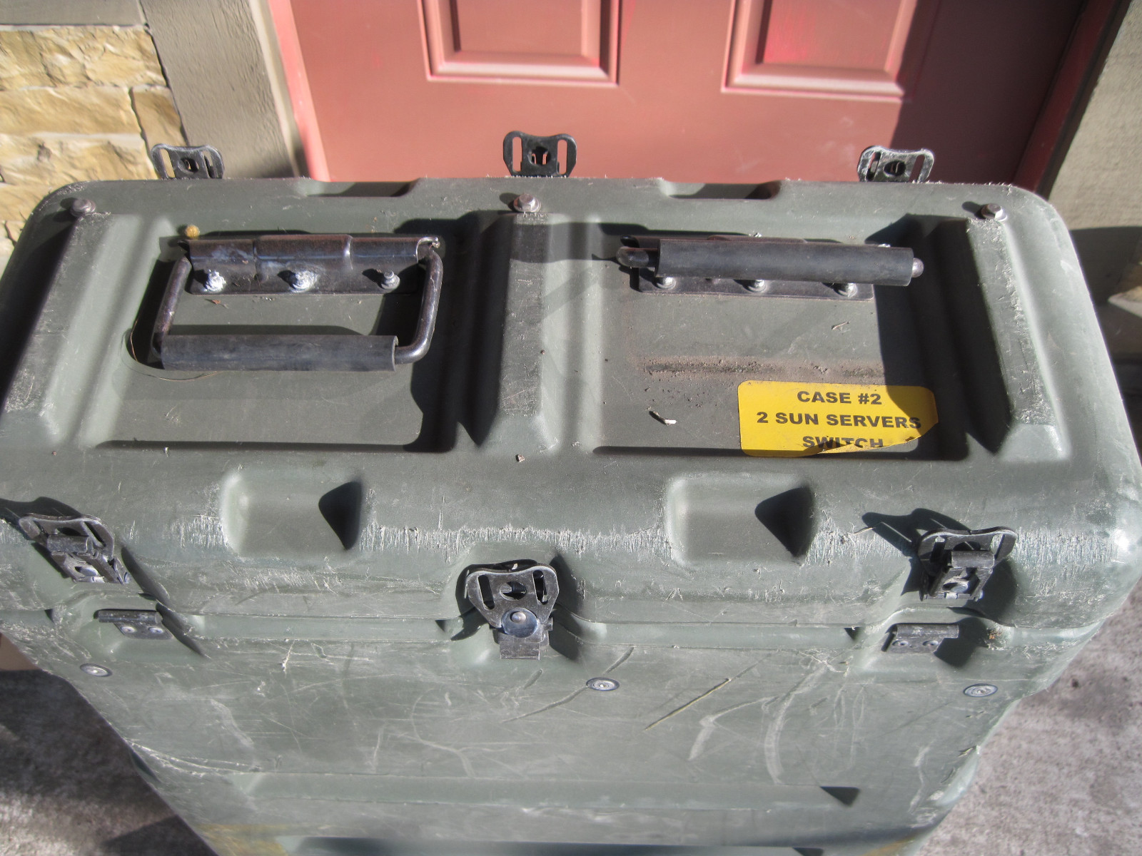 Pelican Hardigg Rack Mount Case General Dynamics Military Crate 34X22X10