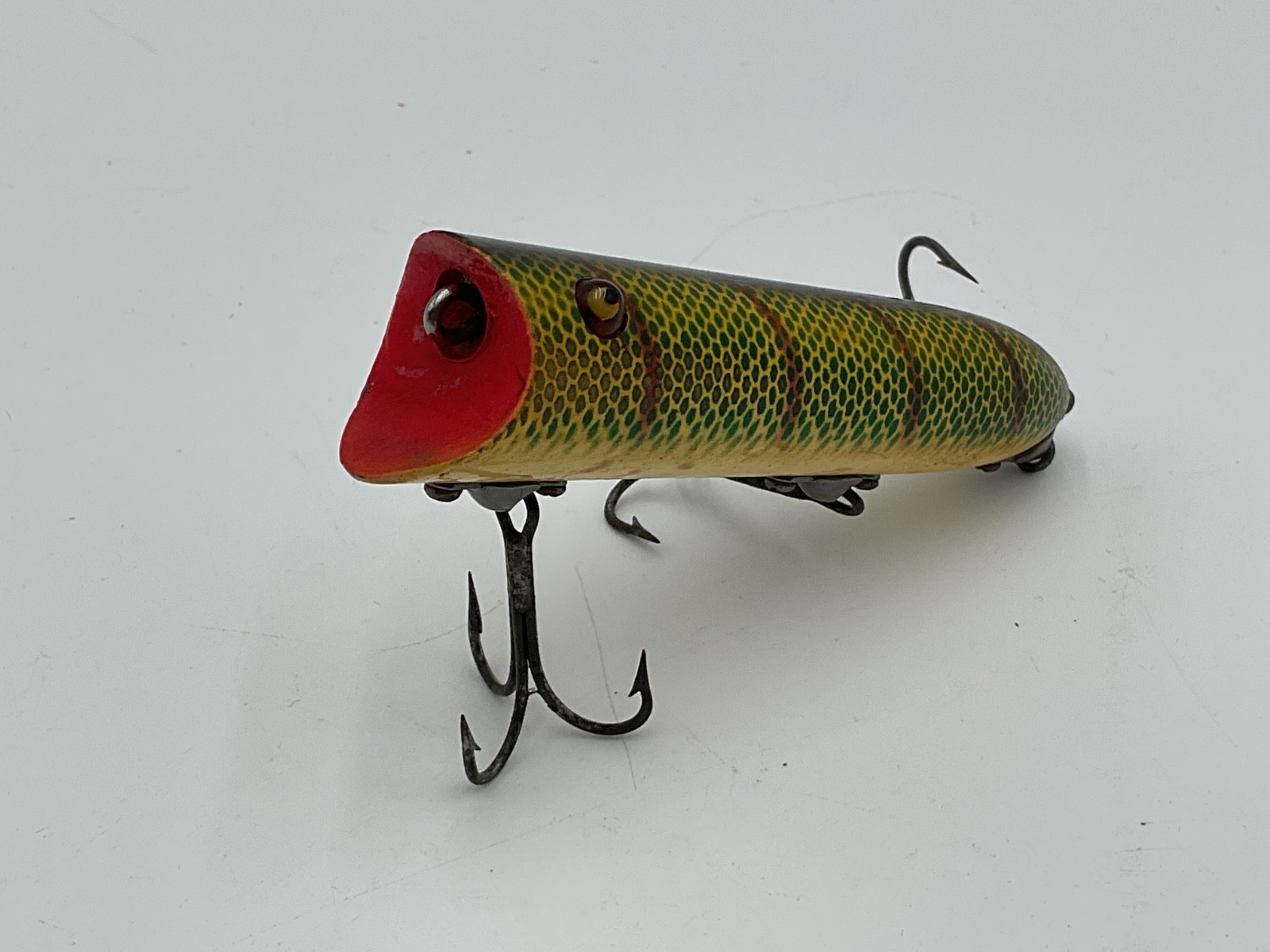 ヘドン　LUCKY 13 Vintage Heddon Lucky 13 Fishing Lure 2500 Series 3 7/8” Wood