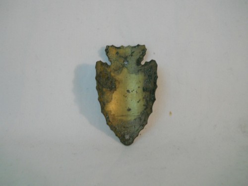 AN OLD PEEDEE WALL TREE BRASS ARROWHEAD COAT RACK NAMETAG WINONA LAKE INDIANA