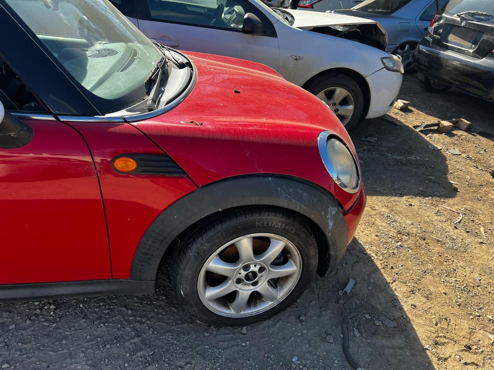 2007 Mini Cooper RIGHT HEADLAMP R55/R56/R57 HALOGEN YELLOW TURN INDICATOR TYPE 03/ image 5