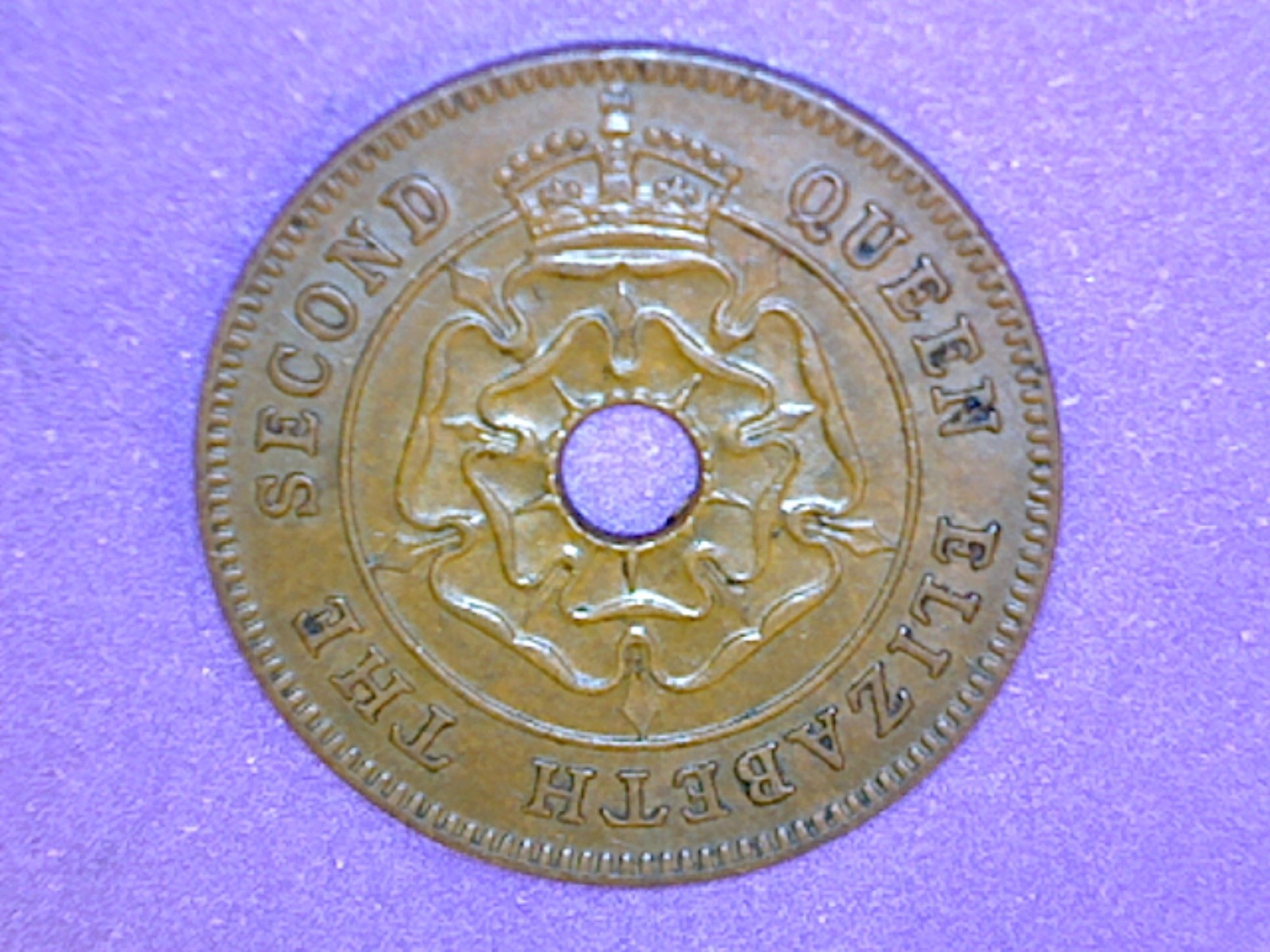Southern Rhodesia - 1/2 Penny - 1954 - KM# 28 - One Year Type