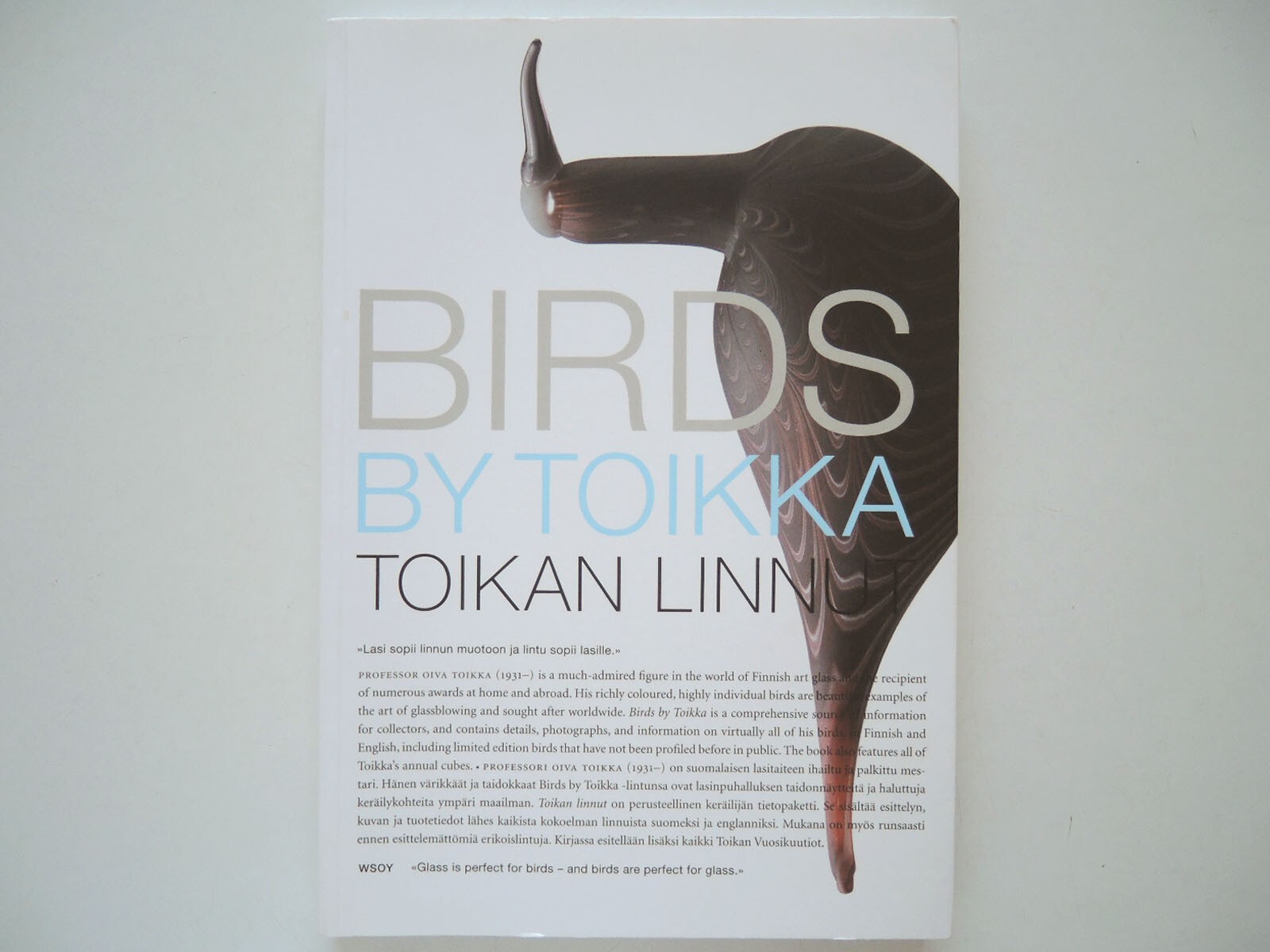 洋書  - TOIKAN LASILINNUT / Toikka's Glass Birds BIRDS BY TOIKKA BOOK Oiva Toikka Finnish designer glass
