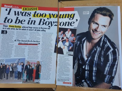 Ronan Keating From Boyzone Magazine Article