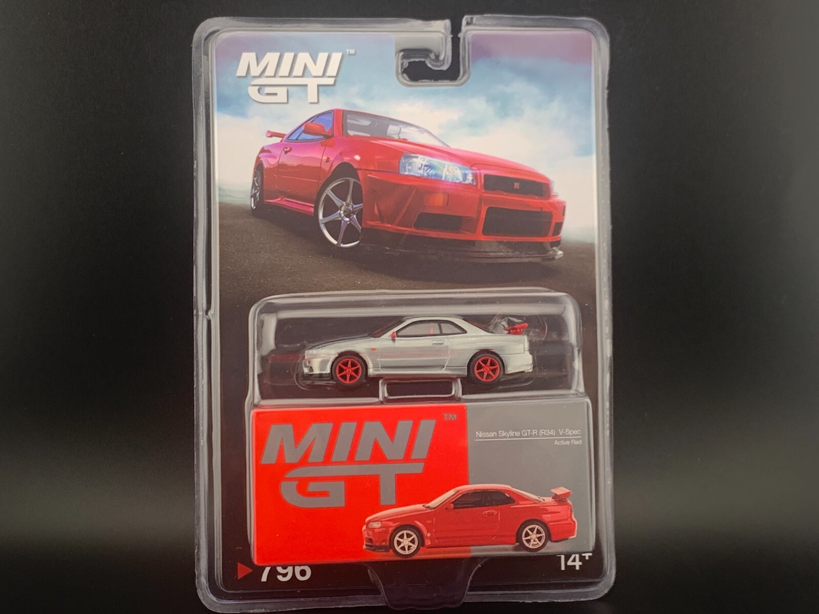 超レア MiniGT Nissan Skyline R34 MINI GT Nissan Skyline GT-R (R34) V-Spec II 5 Anniversary