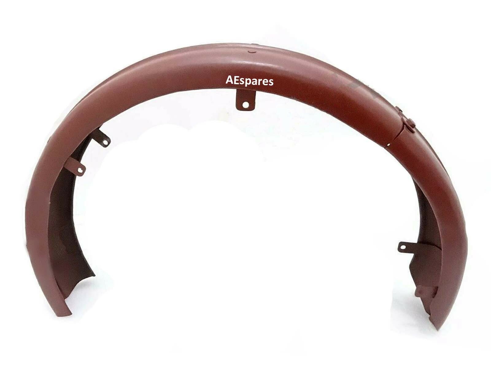 BSA C10 C11 FRONT AND REAR MUDGUARD PAIR RAW STEEL 