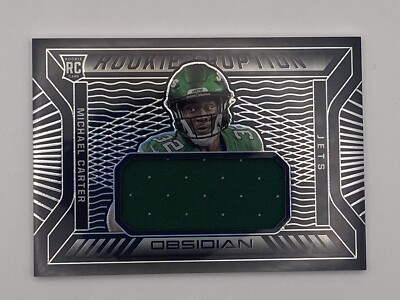 2021 Panini Obsidian Rookie Eruption Michael Carter RC