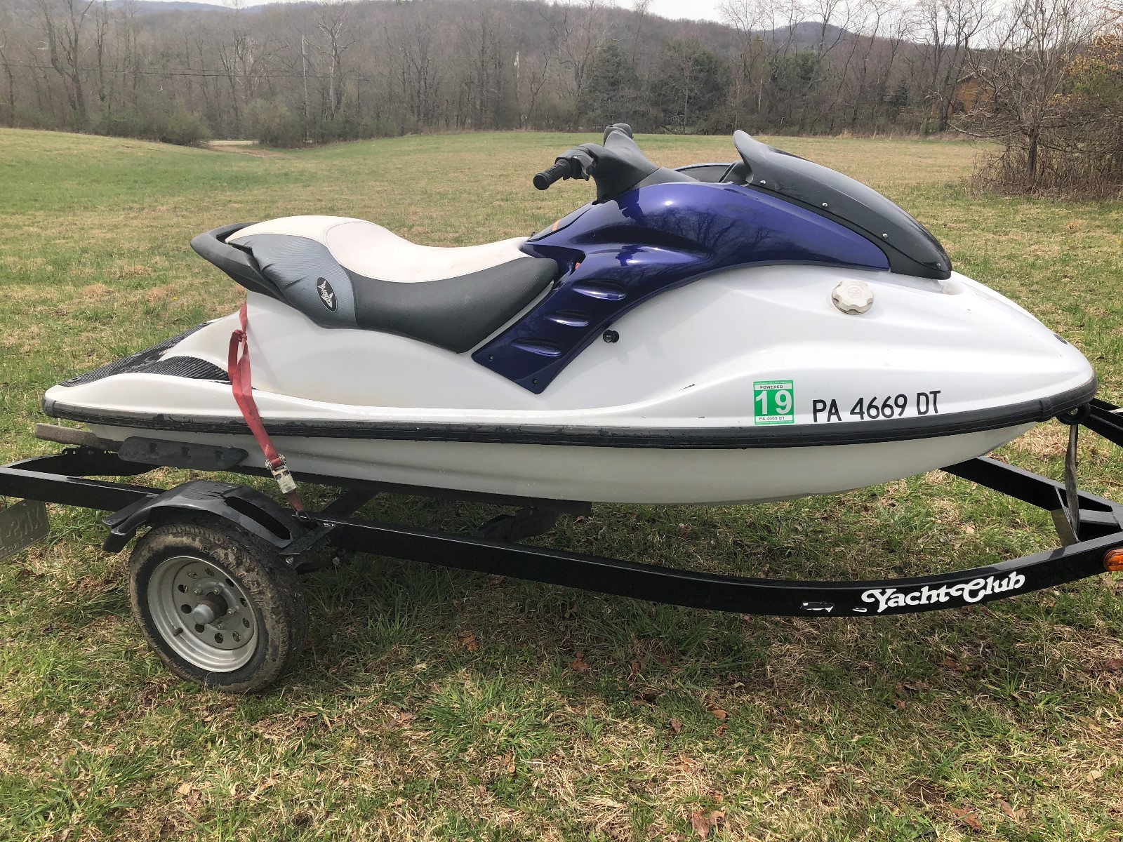 YAMAHA GP1200R JET SKI W/YACHT CLUB TRAILER 70 MPH SKI BEST OFFER