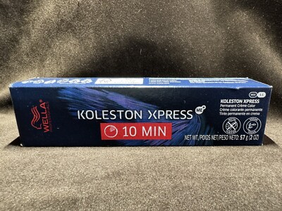 Wella Koleston Xpress 10Min Permanent Color 7/37-7/GW Medium Blonde/Gold Warm,2o