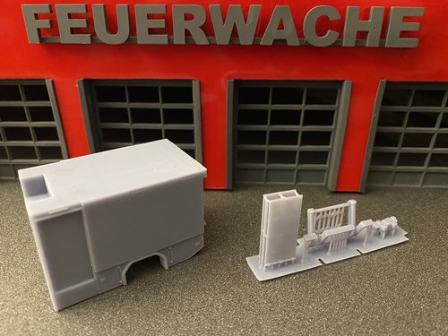 WISS LF-Logistik Feuerwehr Dortmund Eigenbau Umbau 1:87 B&K Modellbau