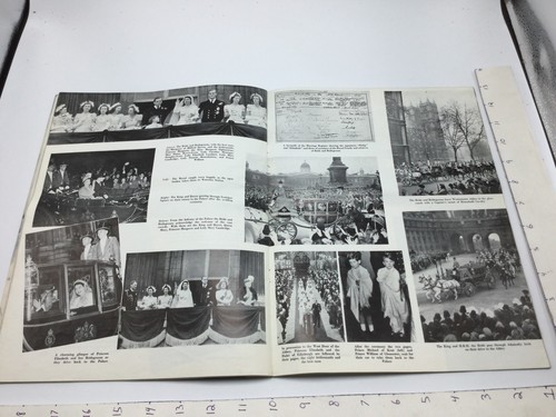 Vintage Souvenir Number The Queen The Royal Wedding 1947 Booklet