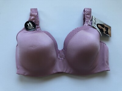 NWT Playtex Secrets BODY REVELATION Underwire Bra 4823  36D Mauve Pink