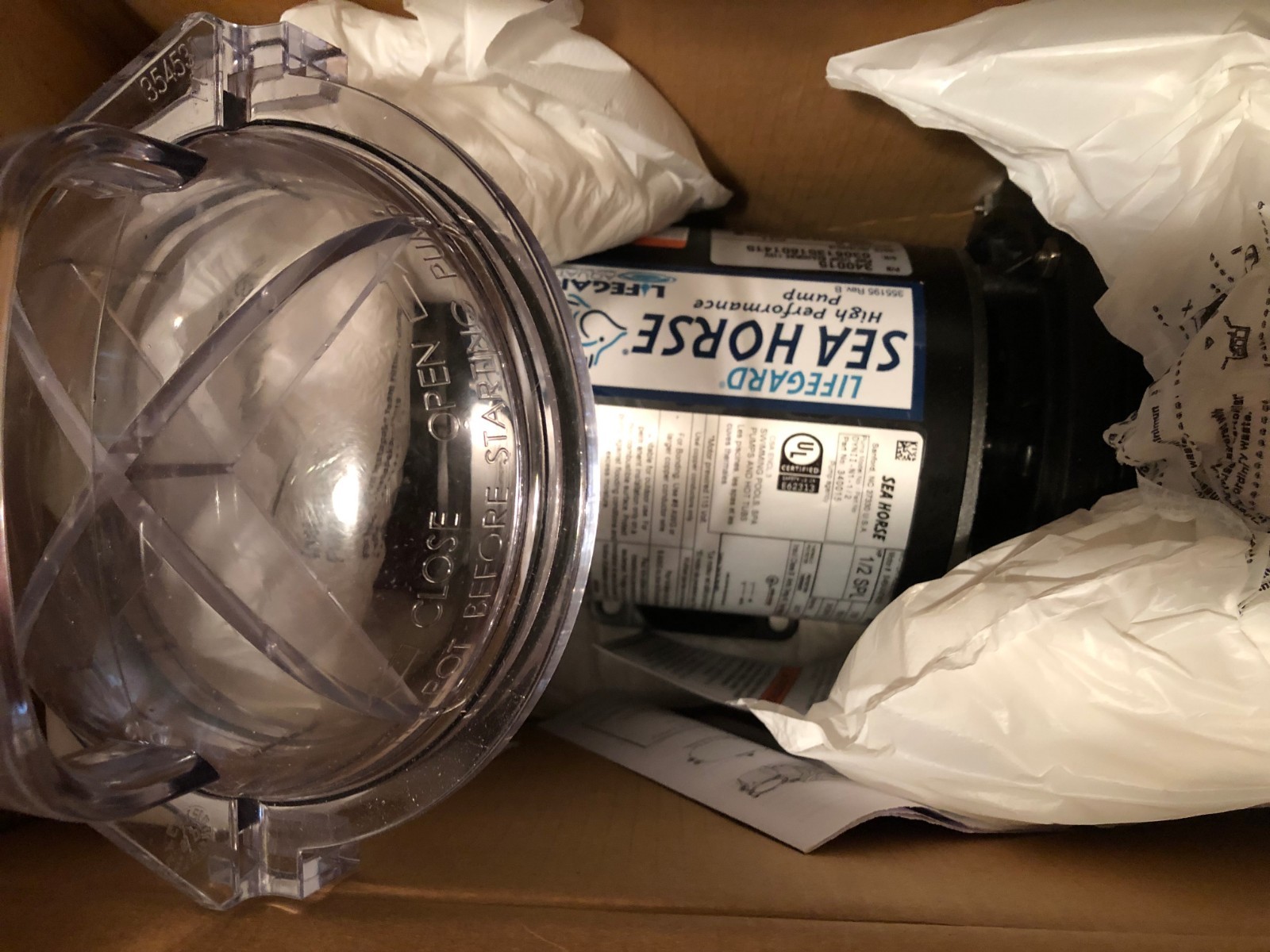 Lifegard Aquatics 1/2 HP Sea Horse Self Prime Pump